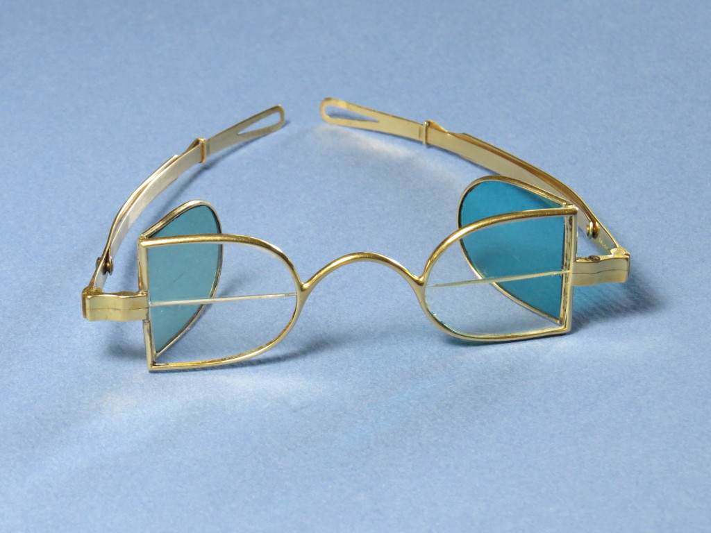 McAllister - Franklin Bifocals - tinted side lenses - Solid Gold